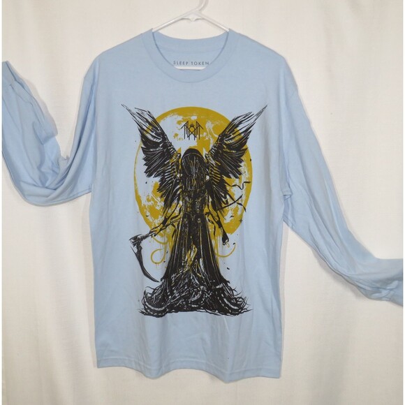 Sleep Token Reaper Angel Cotton Long Sleeve Band Tee Unisex Adult Size Large - Picture 3 of 6